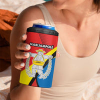 Lithuania Marijampole County 4 in 1 Can Cooler Tumbler Marijampoles Apskritis