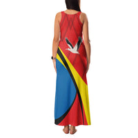 Lithuania Marijampole County Family Matching Tank Maxi Dress and Hawaiian Shirt Marijampoles apskritis