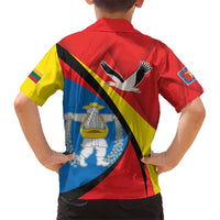 Lithuania Marijampole County Kid Hawaiian Shirt Marijampoles apskritis