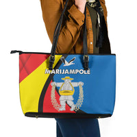 Lithuania Marijampole County Leather Tote Bag Marijampoles apskritis