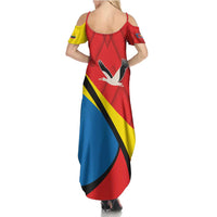Lithuania Marijampole County Summer Maxi Dress Marijampoles apskritis LT17 - Wonder Print Shop
