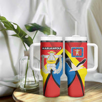 Lithuania Marijampole County Tumbler With Handle Marijampoles Apskritis LT17 - Wonder Print Shop