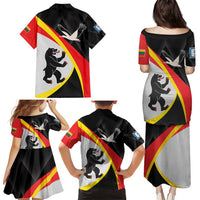 Lithuania Siauliai County Family Matching Puletasi and Hawaiian Shirt Siauliu Apskritis