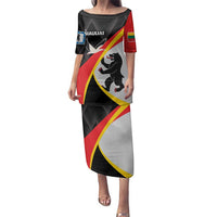 Lithuania Siauliai County Family Matching Puletasi and Hawaiian Shirt Siauliu Apskritis