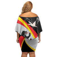 Lithuania Siauliai County Off Shoulder Short Dress Siauliu Apskritis