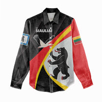 Lithuania Siauliai County Women Casual Shirt Siauliu Apskritis LT17 - Wonder Print Shop