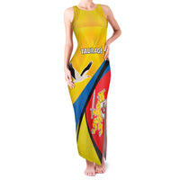 Lithuania Taurage County Family Matching Tank Maxi Dress and Hawaiian Shirt Taurages Apskritis