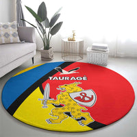 Lithuania Taurage County Round Carpet Taurages Apskritis LT17 - Wonder Print Shop