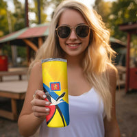 Lithuania Taurage County Skinny Tumbler Taurages Apskritis LT17 - Wonder Print Shop