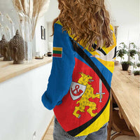 Lithuania Taurage County Women Casual Shirt Taurages Apskritis LT17 - Wonder Print Shop