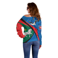 Lithuania Utena County Off Shoulder Sweater Utenos Apskritis