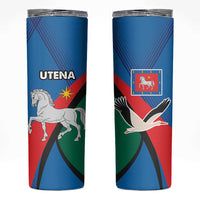 Lithuania Utena County Skinny Tumbler Utenos Apskritis LT17 - Wonder Print Shop