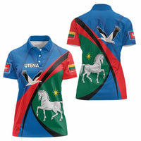 Lithuania Utena County Women Polo Shirt Utenos Apskritis LT17 - Wonder Print Shop