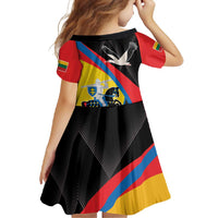 Lithuania Vilnius County Family Matching Off Shoulder Maxi Dress and Hawaiian Shirt Vilniaus Apskritis