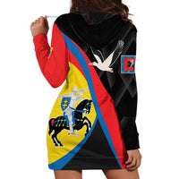 Lithuania Vilnius County Hoodie Dress Vilniaus Apskritis