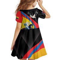 Lithuania Vilnius County Kid Short Sleeve Dress Vilniaus Apskritis