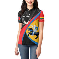 Lithuania Vilnius County Women Polo Shirt Vilniaus Apskritis LT17 - Wonder Print Shop