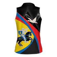 Lithuania Vilnius County Women Sleeveless Polo Shirt Vilniaus Apskritis LT17 - Wonder Print Shop
