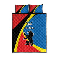 Lithuania Telsiai County Quilt Bed Set Telsiu Apskritis LT17 - Wonder Print Shop