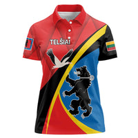 Lithuania Telsiai County Women Polo Shirt Telsiu Apskritis LT17 - Wonder Print Shop