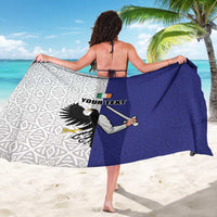 Personalized Ireland Connacht Black Eagle and Armed hand Sarong Connachta Flag Style with Celtic Patern