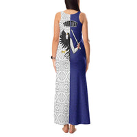 Personalized Ireland Connacht Black Eagle and Armed hand Tank Maxi Dress Connachta Flag Style with Celtic Patern