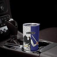 Personalized Ireland Connacht Black Eagle and Armed hand Tumbler Cup Connachta Flag Style with Celtic Patern LT17