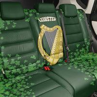 Ireland Leinster Gold Irish Harp with Shamrock Back Car Seat Cover Laighin Flag With Shamrock Patern
