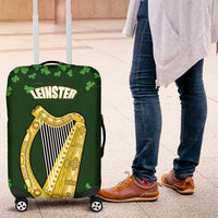 Ireland Leinster Gold Irish Harp with Shamrock Luggage Cover Laighin Flag With Shamrock Patern