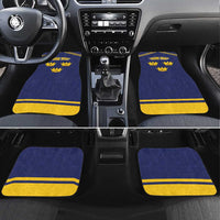 Personalized Ireland Munster Three Gold Crowns Car Mats An Mhumhain Flag Three Gold Crowns