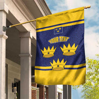 Personalized Ireland Munster Three Gold Crowns Garden Flag An Mhumhain Flag Three Gold Crowns
