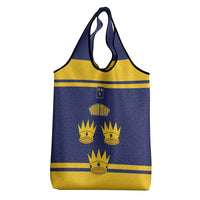 Personalized Ireland Munster Three Gold Crowns Grocery Bag An Mhumhain Flag Three Gold Crowns