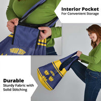 Personalized Ireland Munster Three Gold Crowns Grocery Bag An Mhumhain Flag Three Gold Crowns