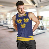 Personalized Ireland Munster Three Gold Crowns Men Tank Top An Mhumhain Flag Three Gold Crowns