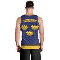 Personalized Ireland Munster Three Gold Crowns Men Tank Top An Mhumhain Flag Three Gold Crowns