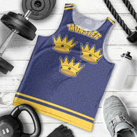 Personalized Ireland Munster Three Gold Crowns Men Tank Top An Mhumhain Flag Three Gold Crowns