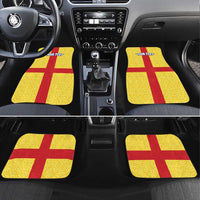 Personalized Ireland Ulster Car Mats Ulaidh Flag With Celtic Patern