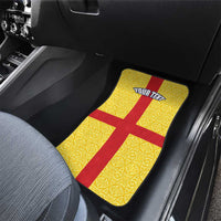 Personalized Ireland Ulster Car Mats Ulaidh Flag With Celtic Patern