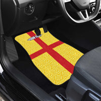 Personalized Ireland Ulster Car Mats Ulaidh Flag With Celtic Patern