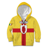 Personalized Ireland Ulster Kid Hoodie Ulaidh Flag With Celtic Patern