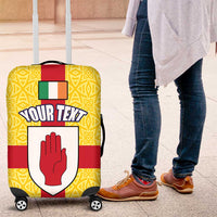 Personalized Ireland Ulster Luggage Cover Ulaidh Flag With Celtic Patern