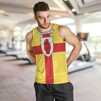 Personalized Ireland Ulster Men Tank Top Ulaidh Flag With Celtic Patern
