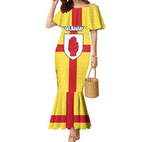 Personalized Ireland Ulster Mermaid Dress Ulaidh Flag With Celtic Patern