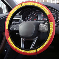 Ireland Ulster Steering Wheel Cover Ulaidh Flag With Celtic Patern