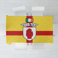 Personalized Ireland Ulster Tablecloth Ulaidh Flag With Celtic Patern