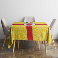 Personalized Ireland Ulster Tablecloth Ulaidh Flag With Celtic Patern