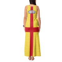 Personalized Ireland Ulster Tank Maxi Dress Ulaidh Flag With Celtic Patern
