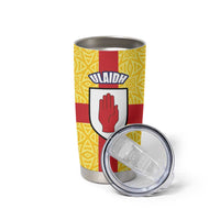 Personalized Ireland Ulster Tumbler Cup Ulaidh Flag With Celtic Patern