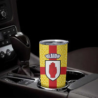 Personalized Ireland Ulster Tumbler Cup Ulaidh Flag With Celtic Patern