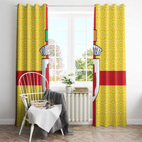 Personalized Ireland Ulster Window Curtain Ulaidh Flag With Celtic Patern